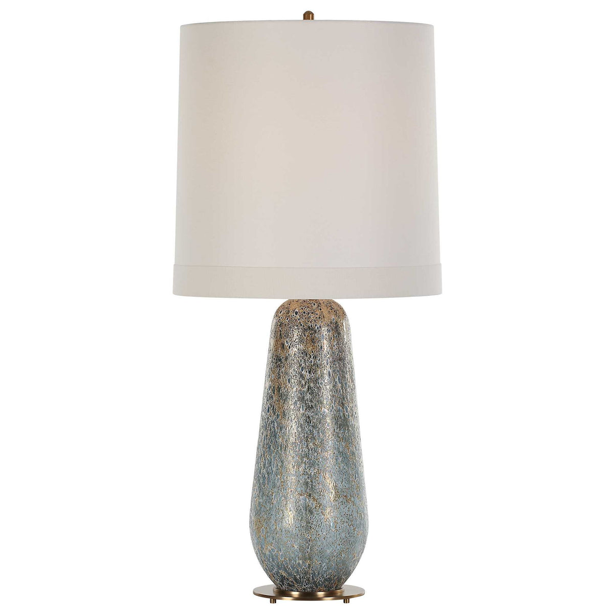 Atmosphere - Tall Table Lamp - Blue / Brass / Bronze
