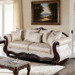 Huelva - Sofa, Beige/Dark Cherry