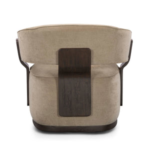 Madison - Linen Chenille Swivel Accent Chair - R&R Furniture Gallery (Fountain Valley, CA)