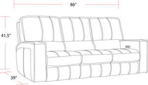 Rockford - Power Reclining Sofa Set