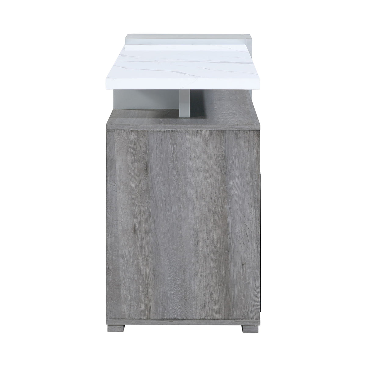 Zorra - Entertainment Unit With Bluetooth Speaker - Gray