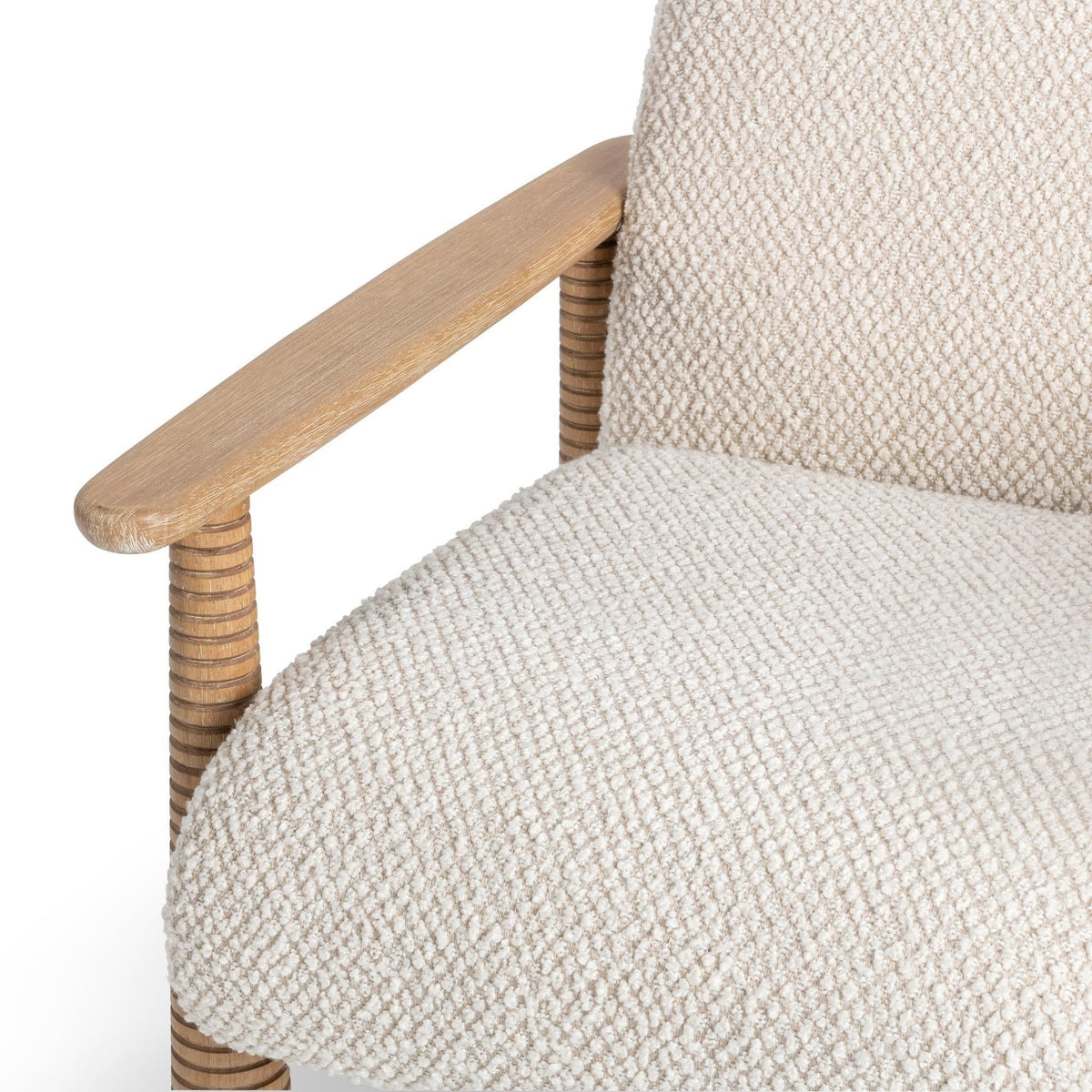 Caprice - Accent Chair - Light Beige / Natural - R&R Furniture Gallery (Fountain Valley, CA)