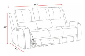 Belmont - Zero Gravity Power Reclining Living Room Set