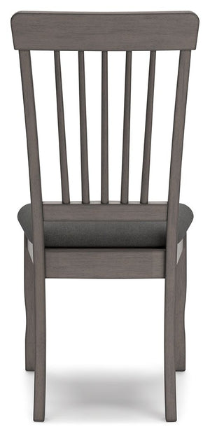 Shullden - Dining Room Side Chair (Set of 2) - Gray - R&R Furniture Gallery (Fountain Valley, CA)