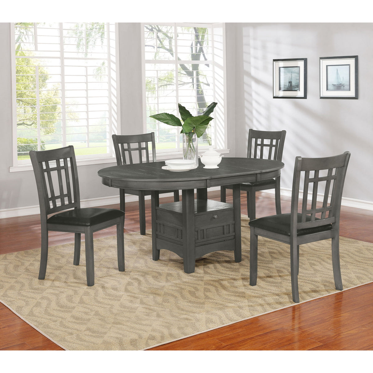Lattice Back Side Chairs (Set of 2)