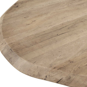 Tiernan - Reclaimed Oak Round Coffee Table - Woodtone