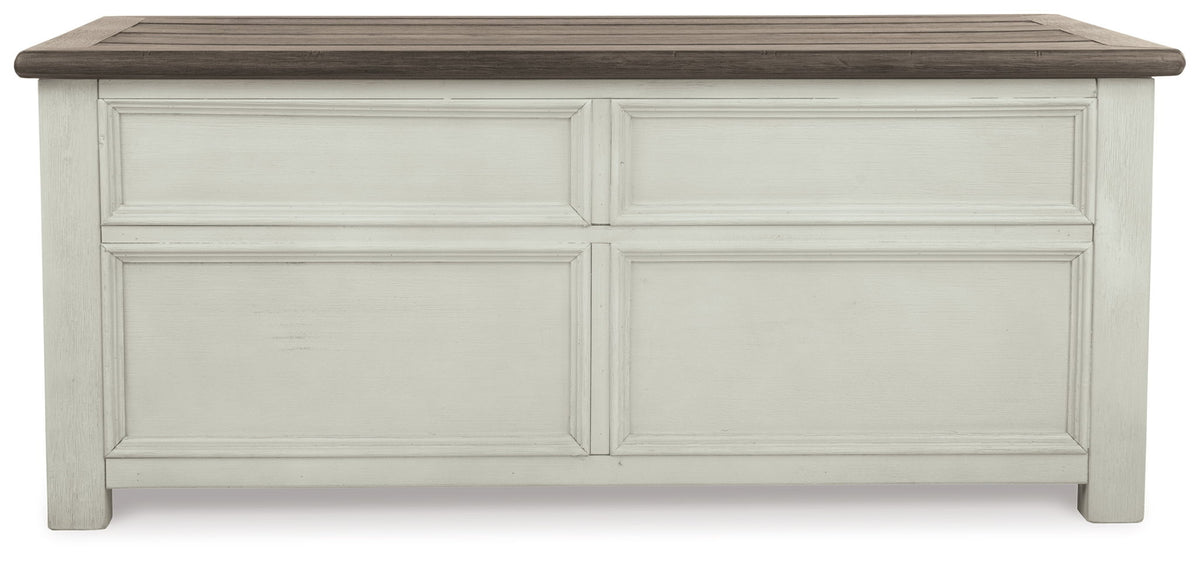 Bolanburg - Lift Top Cocktail Table - White / Brown / Beige - R&R Furniture Gallery (Fountain Valley, CA)
