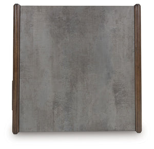 Kallenny - Square Cocktail Table - Brown / Gray - R&R Furniture Gallery (Fountain Valley, CA)