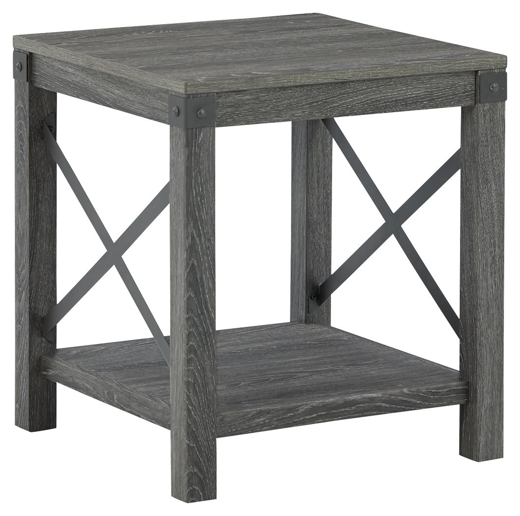 Freedan - Square End Table - Grayish Brown - R&R Furniture Gallery (Fountain Valley, CA)
