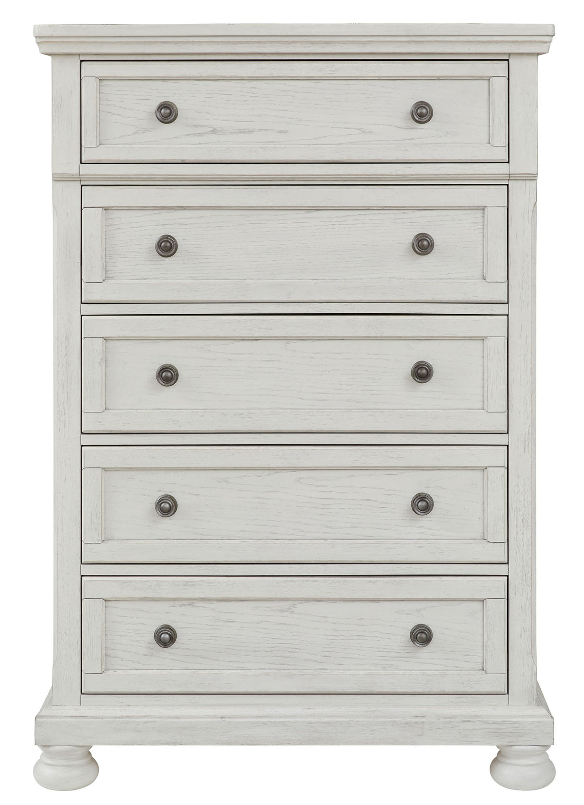 Robbinsdale - Five Drawer Chest - Antique White - R&R Furniture Gallery (Fountain Valley, CA)