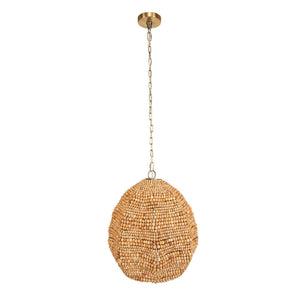 Kauri - Wooden Bead Pendant