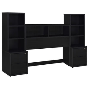 Geary - 3 Piece Bedroom Set With Bookcase Headboard