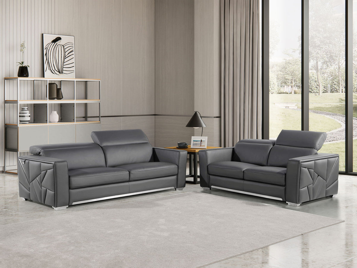 1120 - Leather Living Room Set - R&R Furniture Gallery (Fountain Valley, CA)