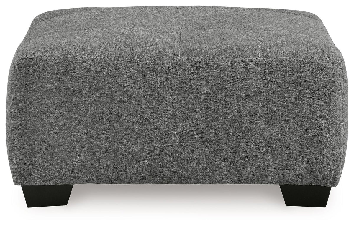 Birkdale Court - Oversized Accent Ottoman - Gray - R&R Furniture Gallery (Fountain Valley, CA)