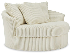 Lindyn - Oversized Swivel Accent Chair - R&R Furniture Gallery (Fountain Valley, CA)
