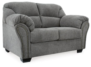 Allmaxx - Loveseat - Pewter - R&R Furniture Gallery (Fountain Valley, CA)