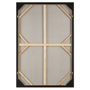 Fair Trade - Geometric Abstract Art - Black / Brown / Gray / Green