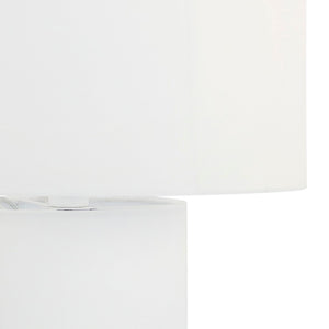Cleopatra - Linen Floor Lamp - Cream - R&R Furniture Gallery (Fountain Valley, CA)