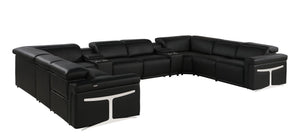1126 - 10-Piece U-Shaped Sectional Sofa In With 4 Power Recliners & Power Headrests