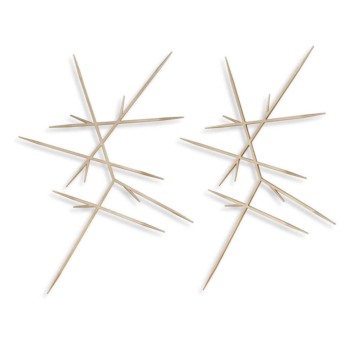 Fireworks - Silver Wall Decor (Set of 2)