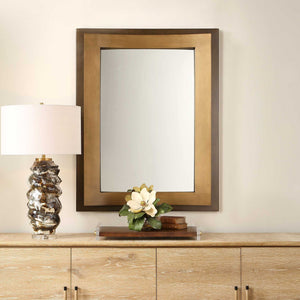 Around The Bend - Mirror - Golden Bronze