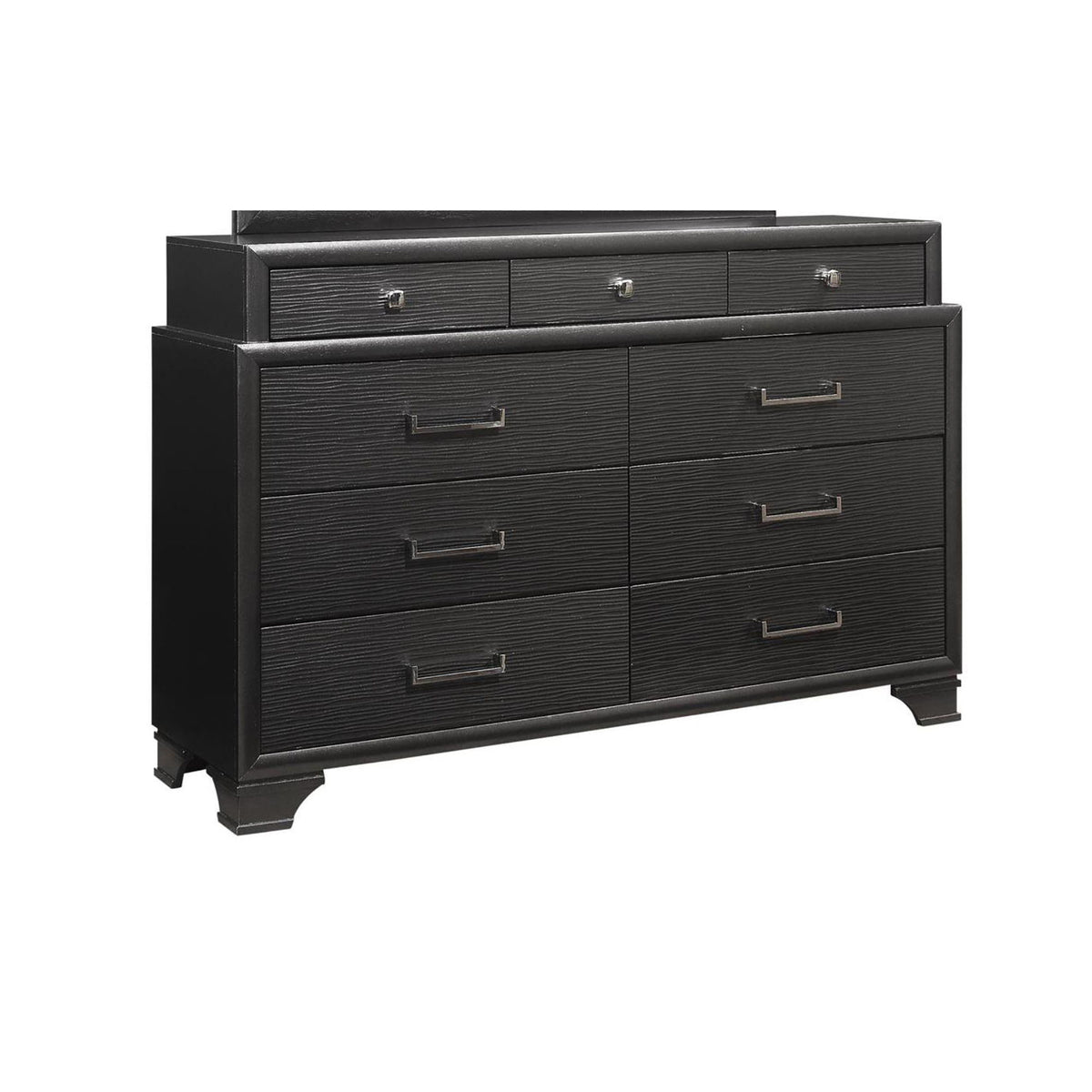 Civic - 5 Piece Storage Bedroom Set With Bookcase Headboard
