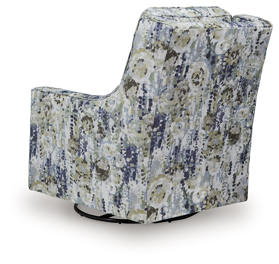 Dustinford - Swivel Glider Accent Chair - Multi - R&R Furniture Gallery (Fountain Valley, CA)