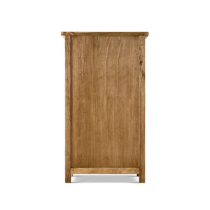 Jennifer Taylor Home Fable 2 Door Storage Cabinet in light natural brown wood with classic accent cabinet design.