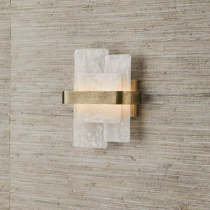 On The Ice - 1 Light Sconce - Brass