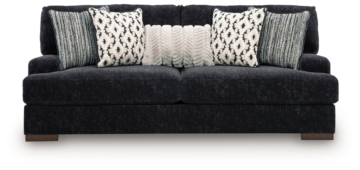 Whitmore Manor - Sofa - Black Pearl - R&R Furniture Gallery (Fountain Valley, CA)