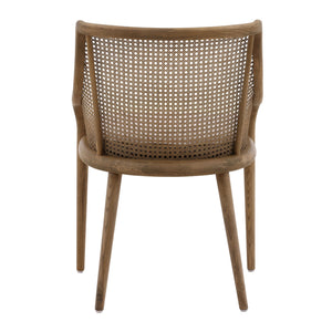 Arcata - Dining Chair - Medium Brown And Beige