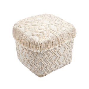 Inca - Pouf - Beige - R&R Furniture Gallery (Fountain Valley, CA)