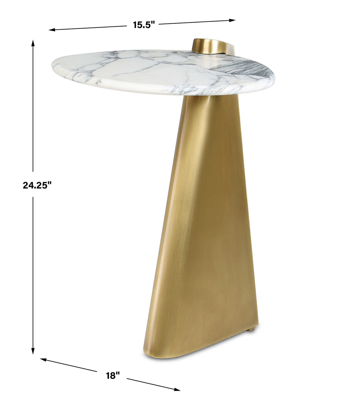 Strum - Marble Accent Table