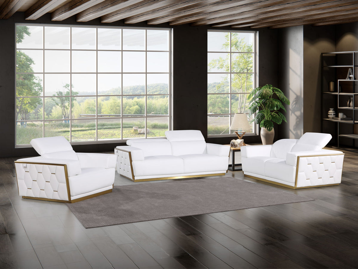 1111 - Leather Living Room Set - R&R Furniture Gallery (Fountain Valley, CA)