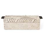 Diagram - Travertine Box - Bronze / Brown
