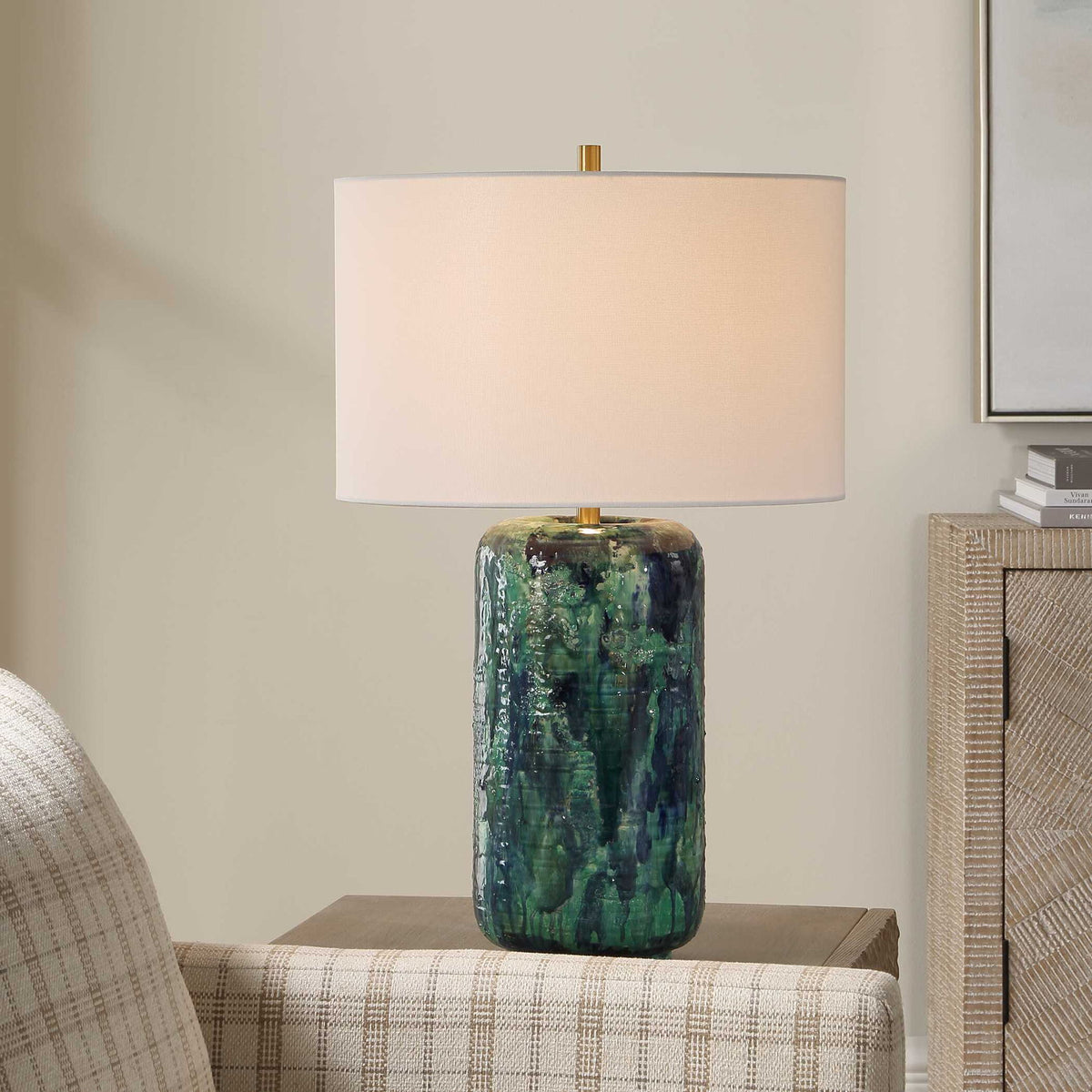 Out Of The Blue - Table Lamp - Blue / Green