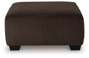 Kimlee - Oversized Accent Ottoman - Chocolate - R&R Furniture Gallery (Fountain Valley, CA)