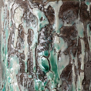 Meltdown - Ivory Teal Table Lamp