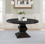 Twyla 60-inch Round Wood Dining Room Table Dark Cocoa