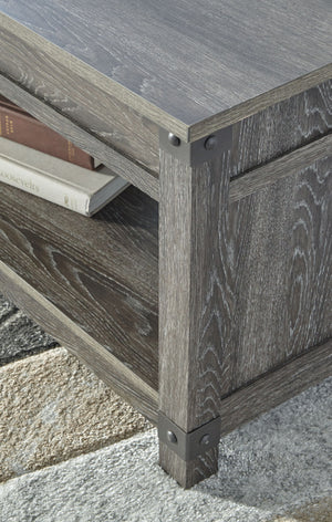 Freedan - Rect Lift Top Cocktail Table - Grayish Brown - R&R Furniture Gallery (Fountain Valley, CA)