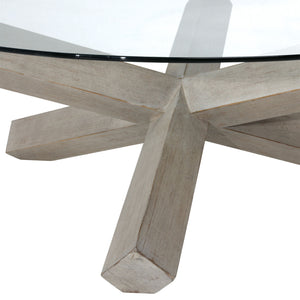 Judy - Coffee Table 48" - Light Warm Wash