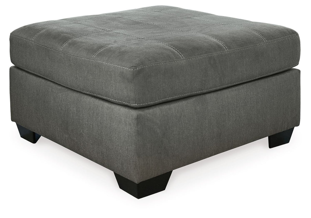 Pitkin - Oversized Accent Ottoman - Slate - R&R Furniture Gallery (Fountain Valley, CA)