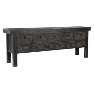 Lahey - 11 Drawer Console Table - R&R Furniture Gallery (Fountain Valley, CA)