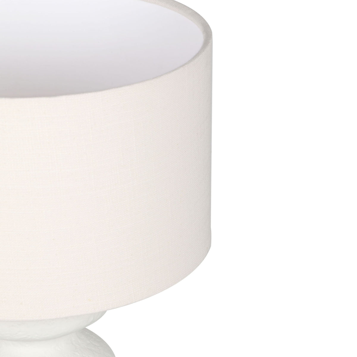 Riviera - Textured Table Lamp - Cream - R&R Furniture Gallery (Fountain Valley, CA)
