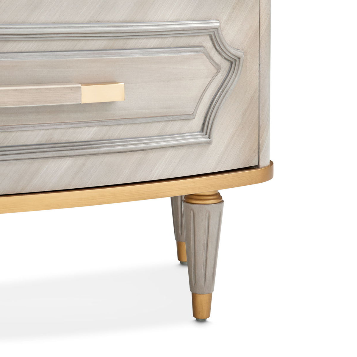 St. Charles - Display Cabinet - Dove Gray - R&R Furniture Gallery (Fountain Valley, CA)
