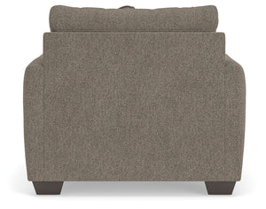 Triston-Peaks - Chair And A Half - Suede - R&R Furniture Gallery (Fountain Valley, CA)