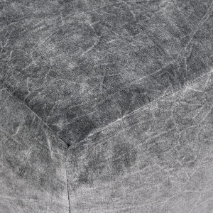 Villa Heirloom velvet pouf in a rich fabric finish for stylish accent seating