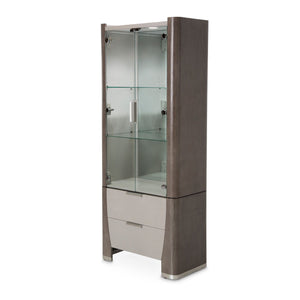 Roxbury Park - Display Cabinet - Slate - R&R Furniture Gallery (Fountain Valley, CA)