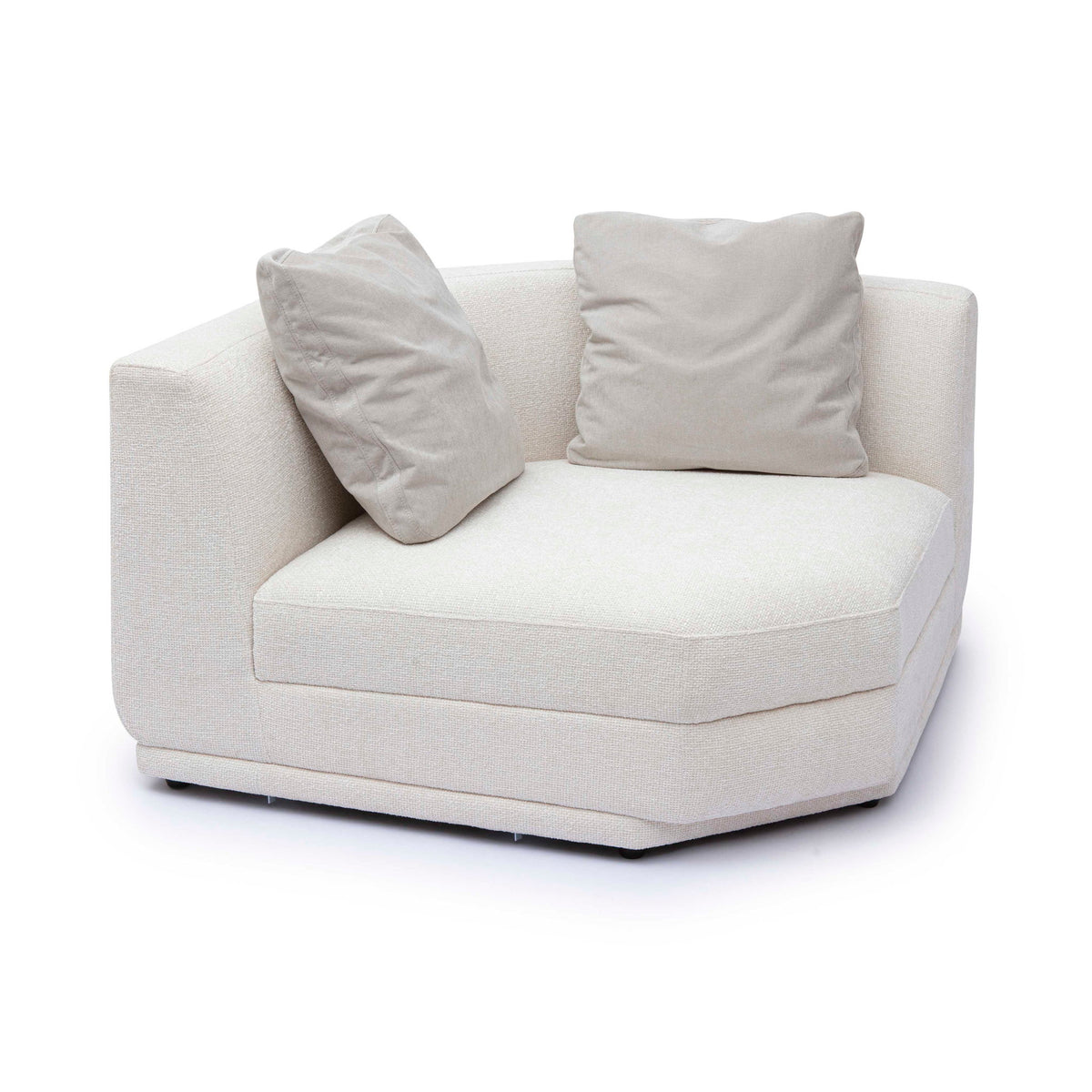 Perry - Modular Wedge Corner Chair - Cream - R&R Furniture Gallery (Fountain Valley, CA)