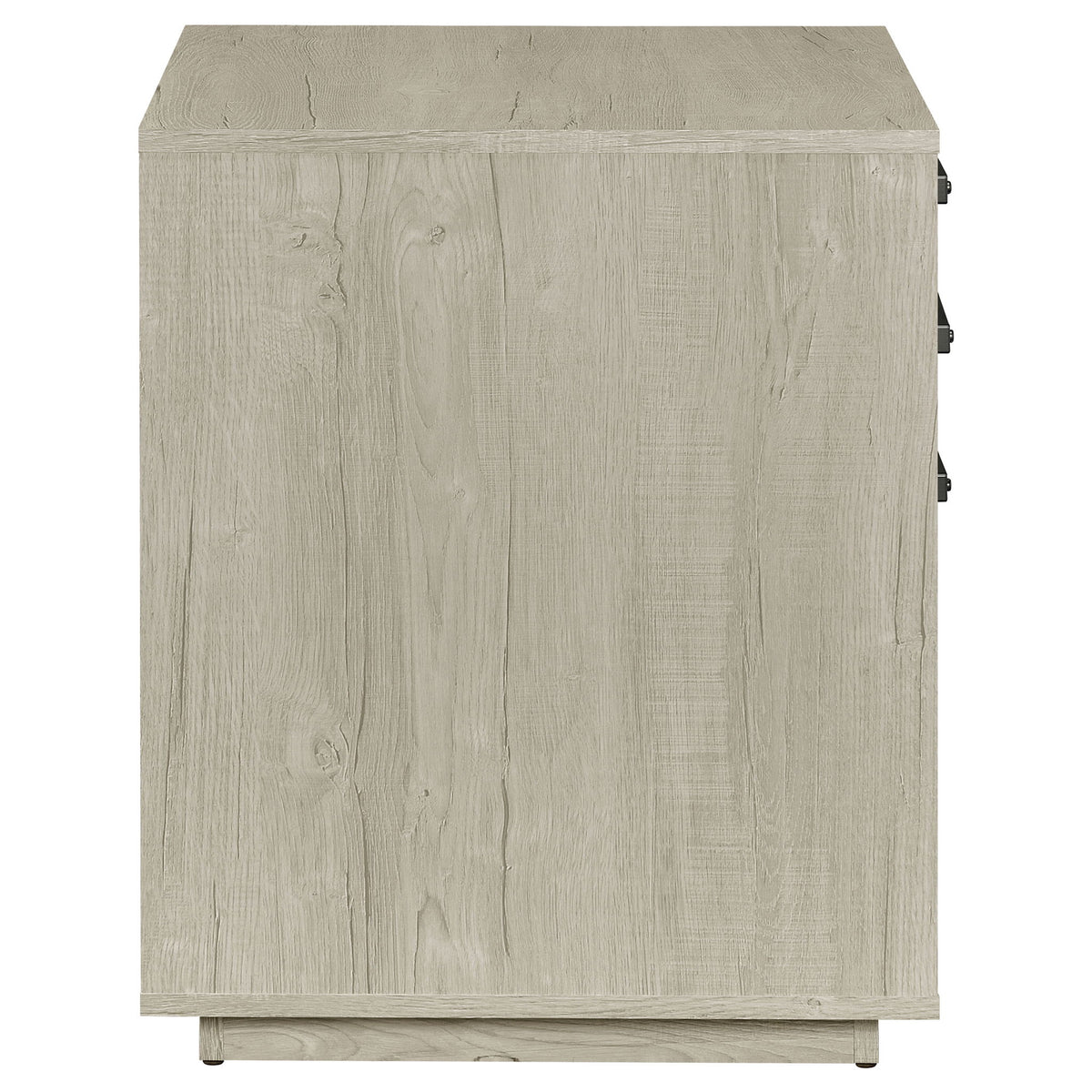 Loomis - 3 Drawer Home Office File Cabinet - White / Gray